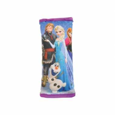 Pluche disney frozen auto gordelhoes/gordelbeschermer 28 cm