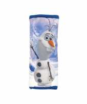 Pluche disney frozen olaf auto gordelhoes gordelbeschermer 28 cm