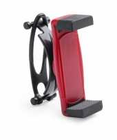 Universele mobiele telefoon houder voor fiets rood